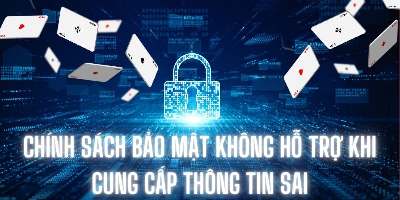 Chính sách sẽ không hỗ trợ nếu bạn cung cấp thông tin giả mạo